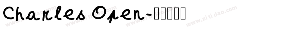 Charles Open字体转换